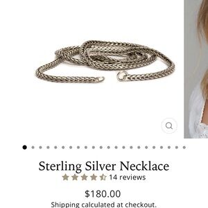 Elegant Sterling Silver Necklace